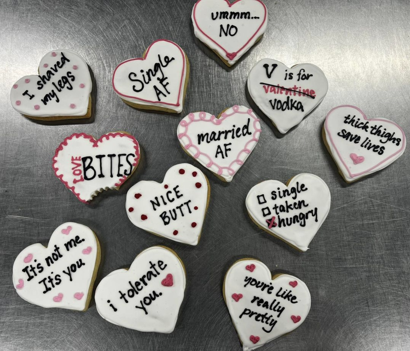 Valentine's Day cookies